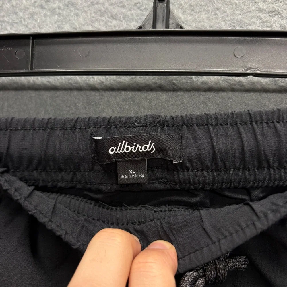 Allbirds Shorts Mens XL Natural Run Black Merino Wool Blend Athletic Training